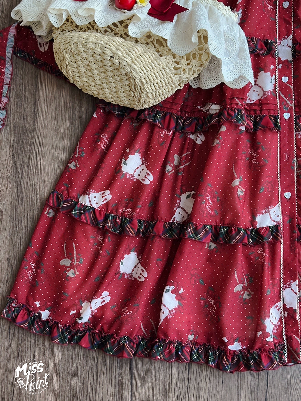 【予約販売】Sweet Berry Rabbit 半袖ワンピース
