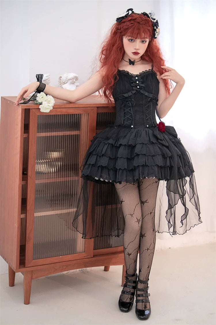 Angel and Demon One Rose Jumper Skirt