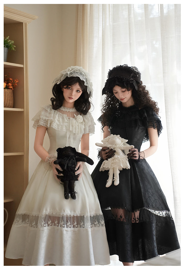 ローズジャガードホルターネックワンピース 単品・セット