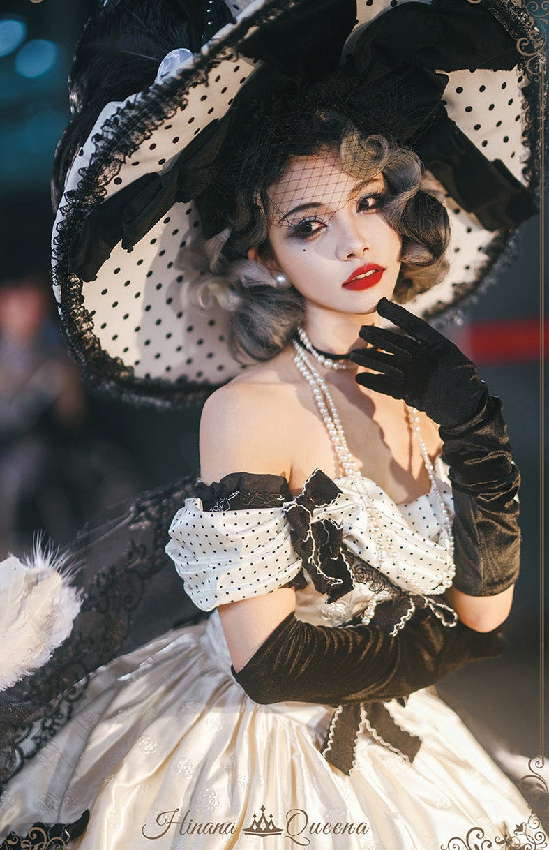 【受注予約11/23まで】The Nightingale of Paris モノトーンドレス・リボンタイプ