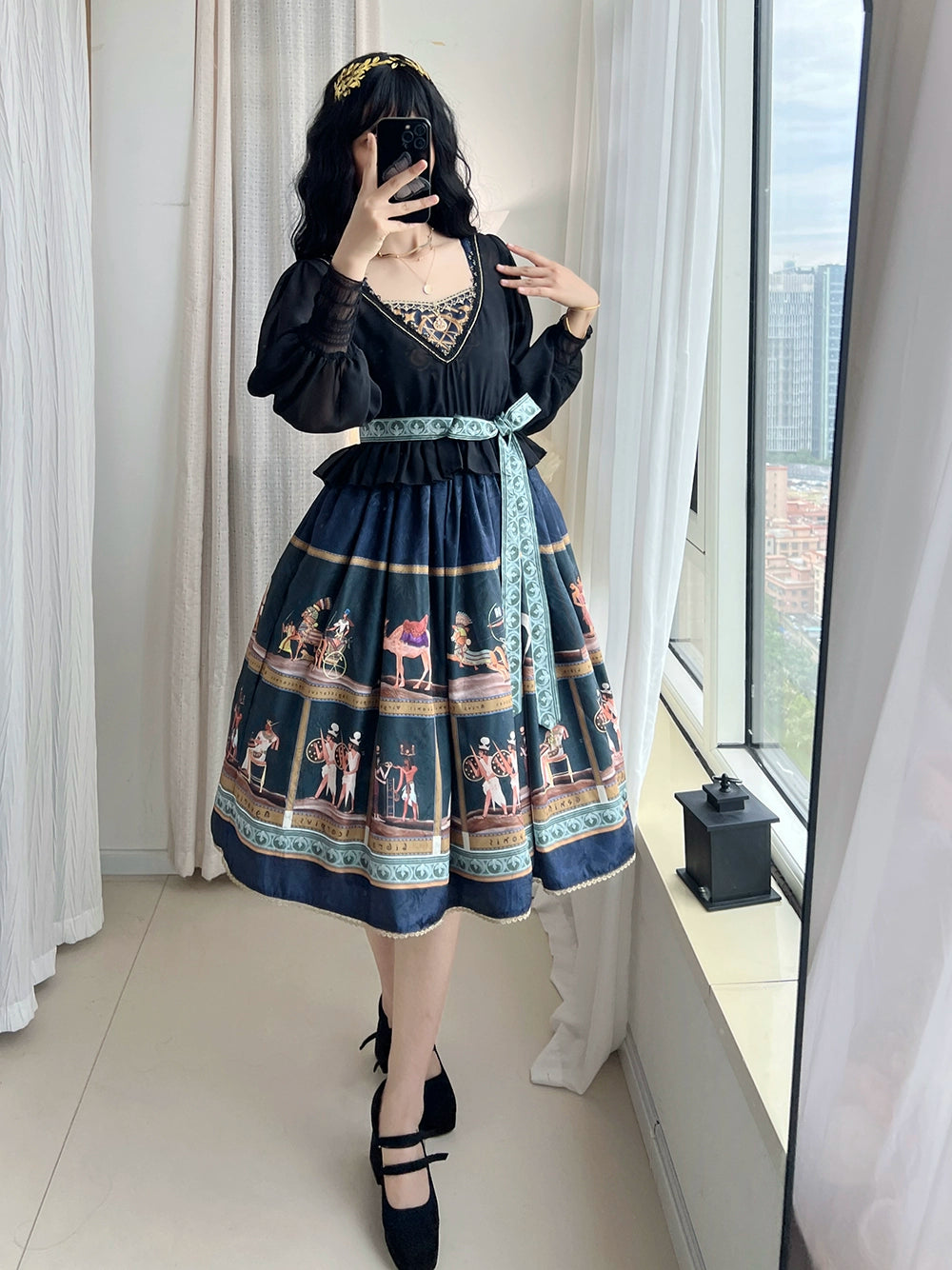 【受注予約6/12まで】Papyrus Story ジャンパースカート