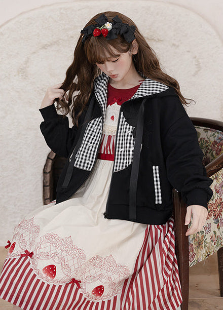 【受注予約12/18まで】Strawberry and Bear Theater ジャンパースカート