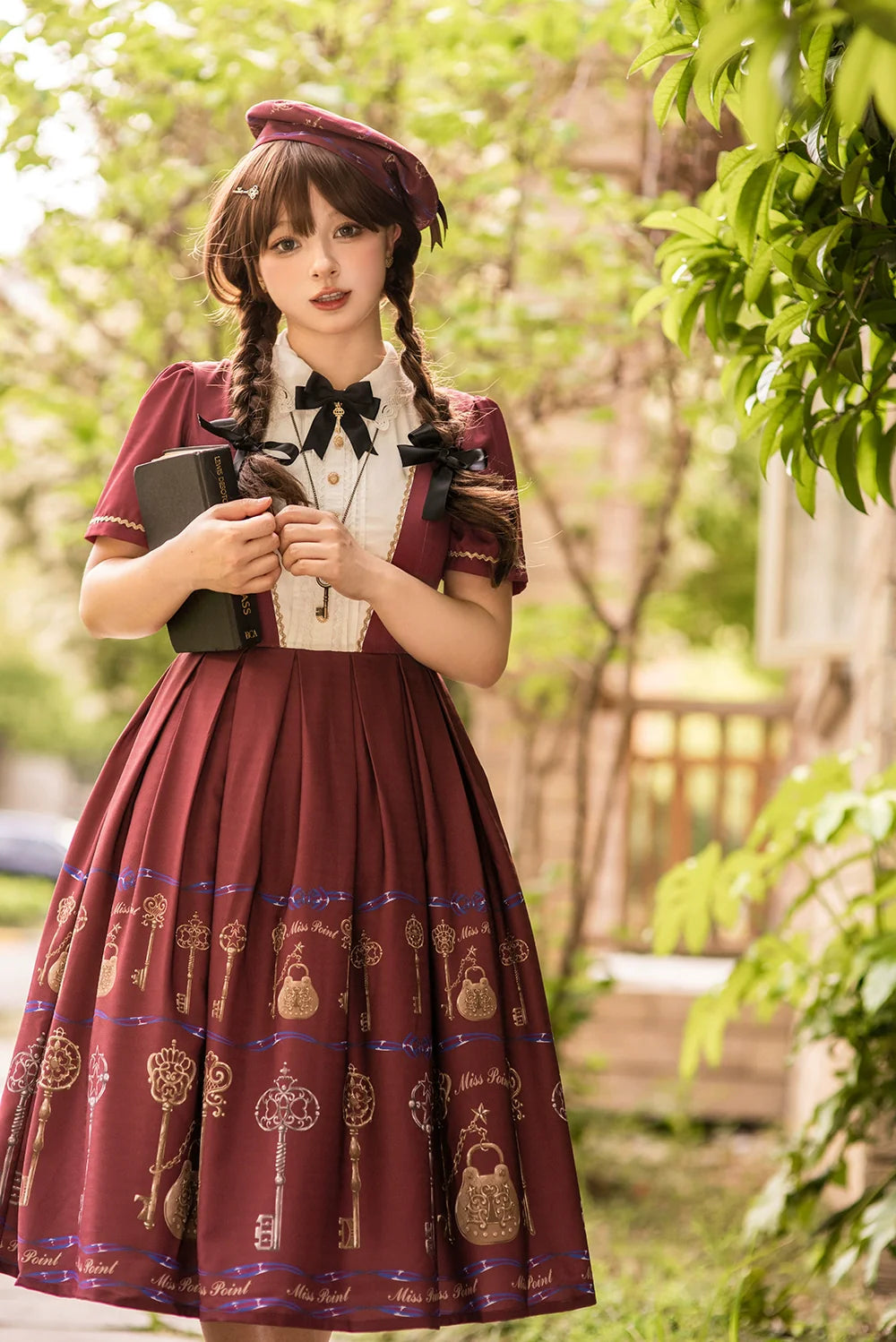 [Pre-order] Secret Key Antique Short Sleeve Dress
