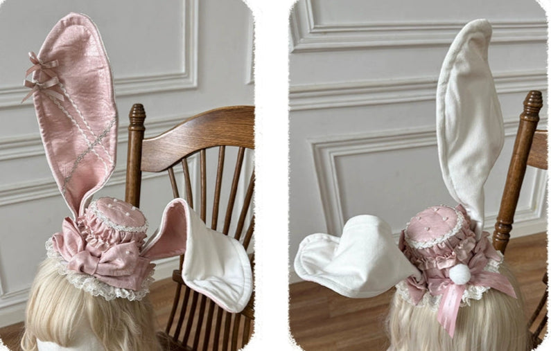 【受注予約6/30まで】Brulee Bunny コルセットジャンパースカートセット・ピンク