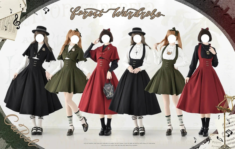 [Pre-order] Forest Carol Jumper Skirt, Long Length