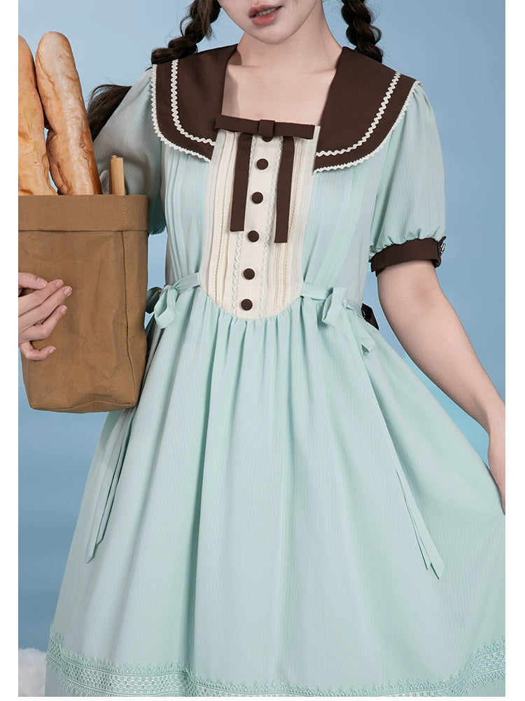 【受注予約7/23まで】Voyage Poem クラシカルマリンワンピース