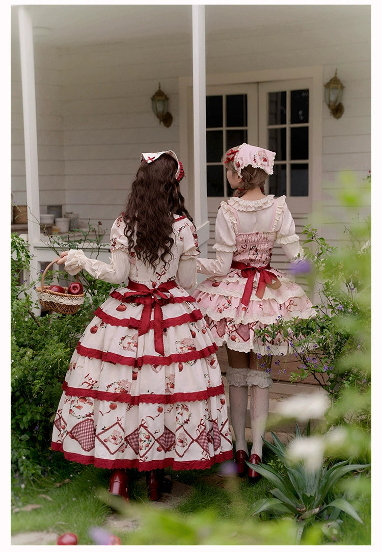 Apple Orchard Short skirt and sleeveless top set