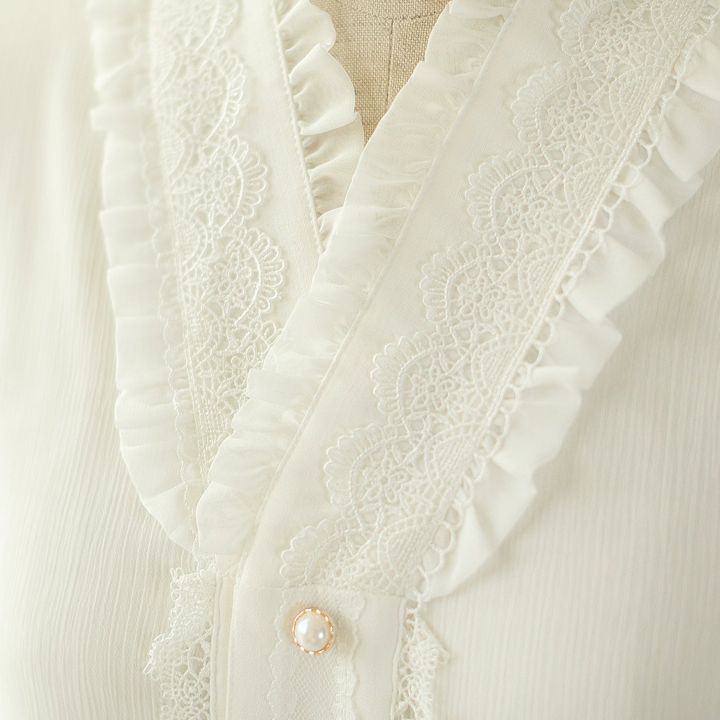 Ukizakura Japanese loli lace 3way blouse