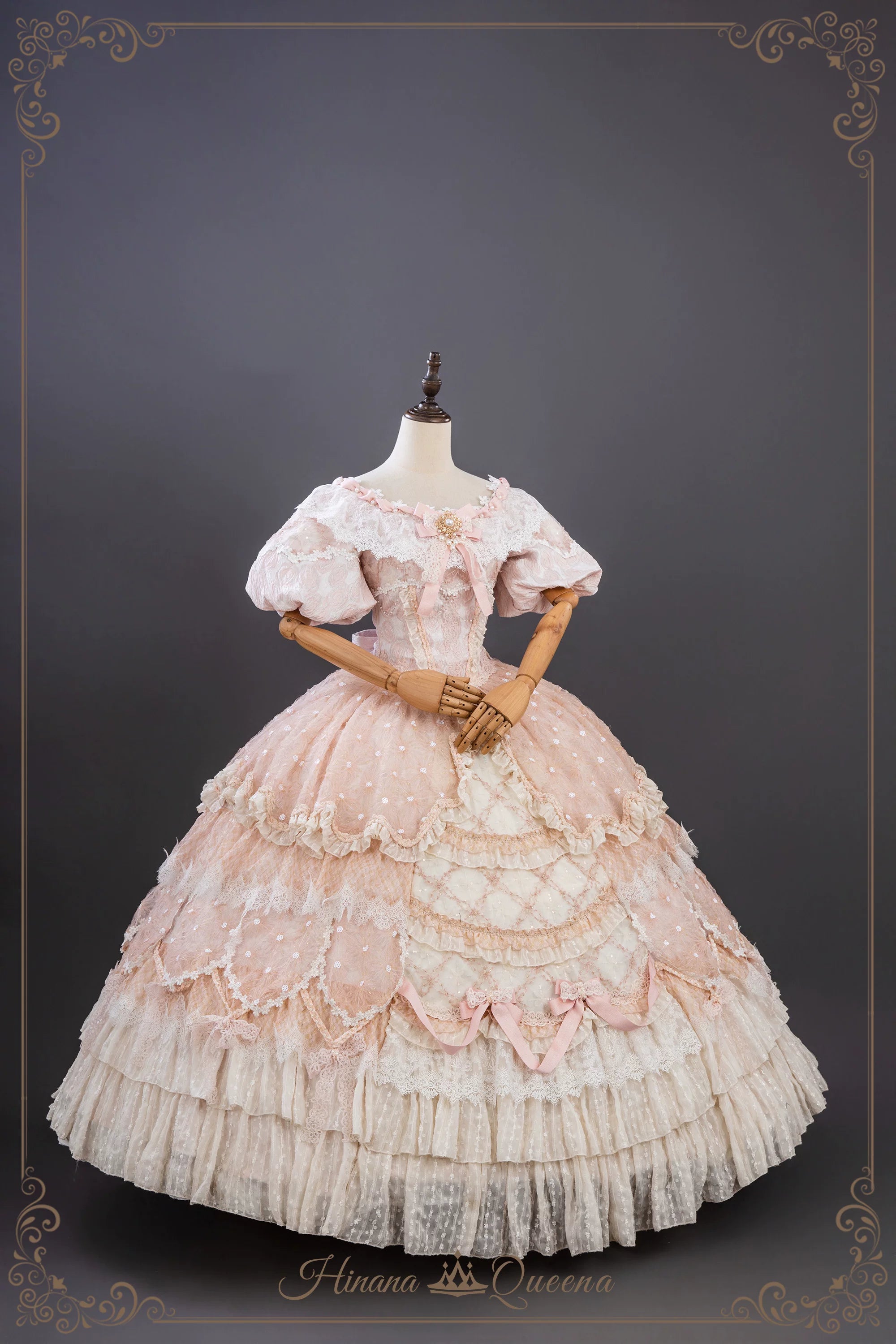 【受注予約9/16まで】Dream Magnifique プリンセスドレス・ロング丈・ピンク