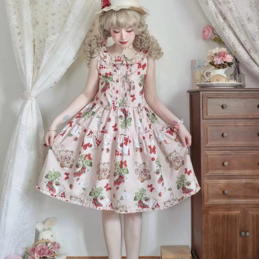 【受注予約2/28まで】Camellia Berry ジャンパースカート シンプルタイプ