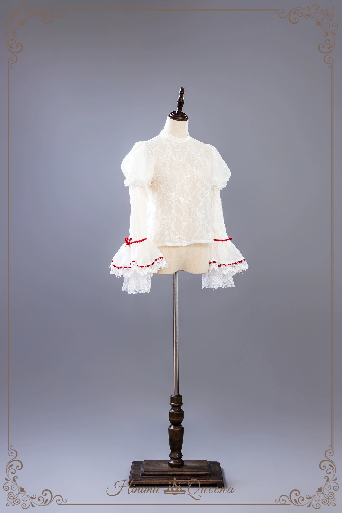 【新色・受注予約8/8まで】Dream Alice ラグジュアリーセットアップ／クイーンレッド／ショート丈