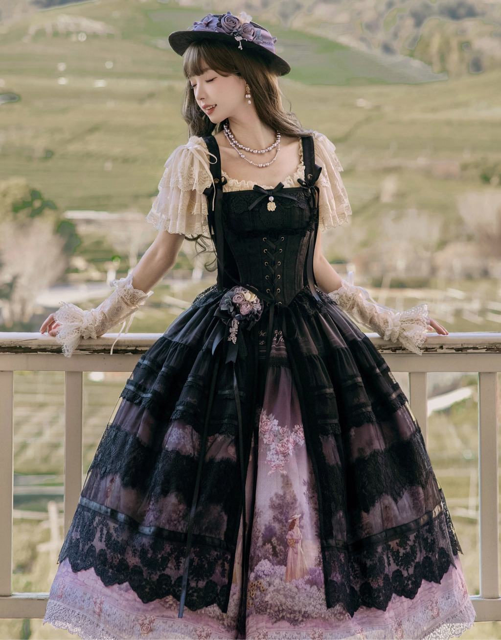 [Pre-orders available until 2/26] Romantic Rose Sleeveless Corset Top