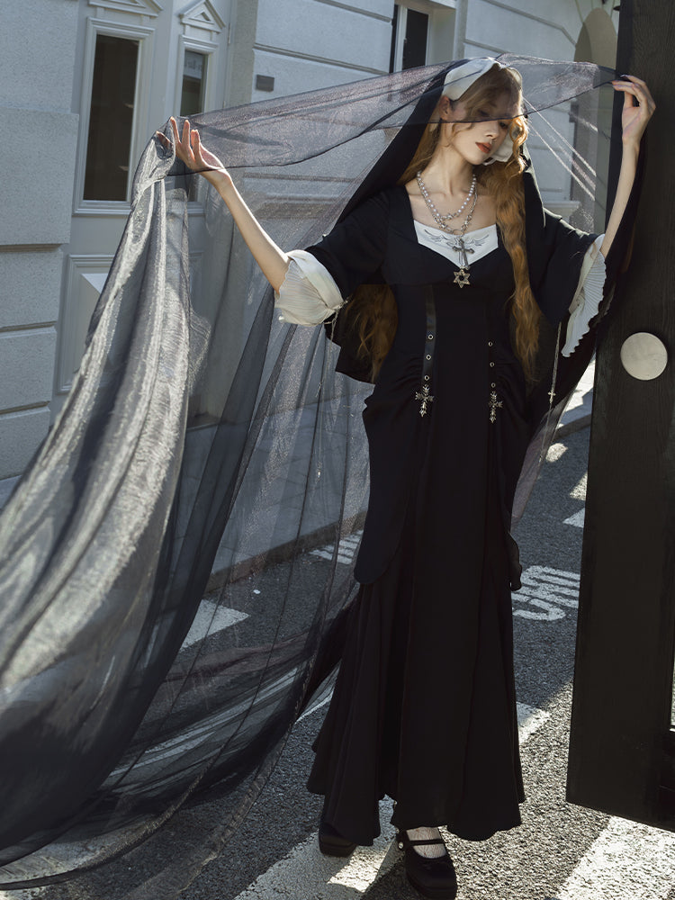 シスター風マーメイドワンピース 単品＆フルセット