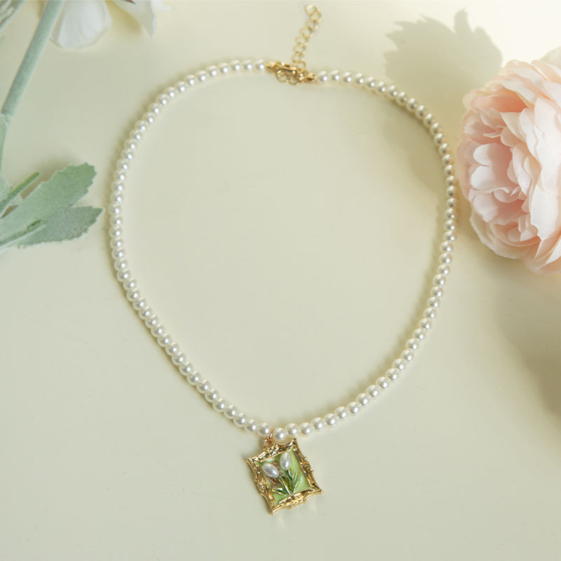 薔薇庭園 油絵プリントジャンパースカート 単品＆セット