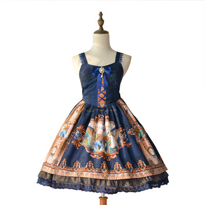 Descent of Angels Dark Elegant Jumper Skirt