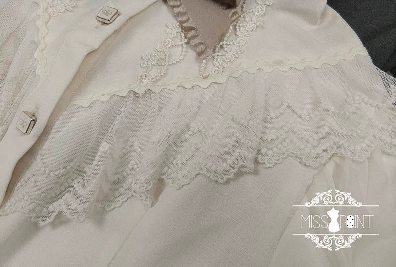[Pre-order] British Classical Lolita Stand Collar Blouse [Buy together for 20% off]