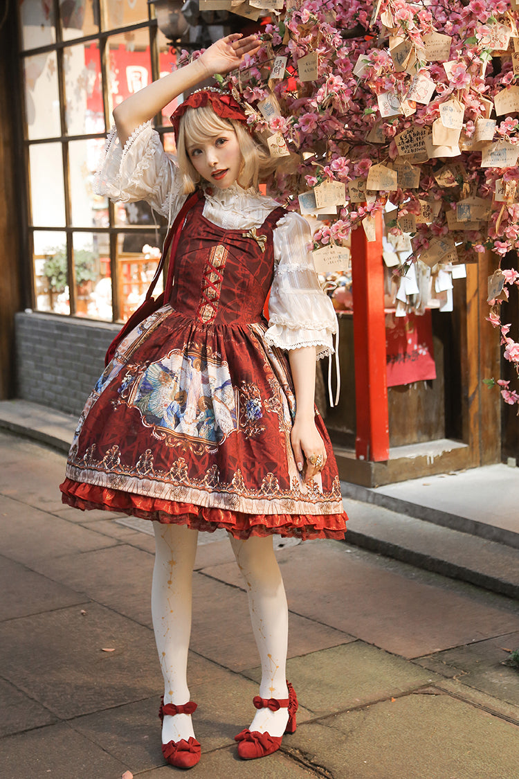 Descent of Angels Dark Elegant Jumper Skirt