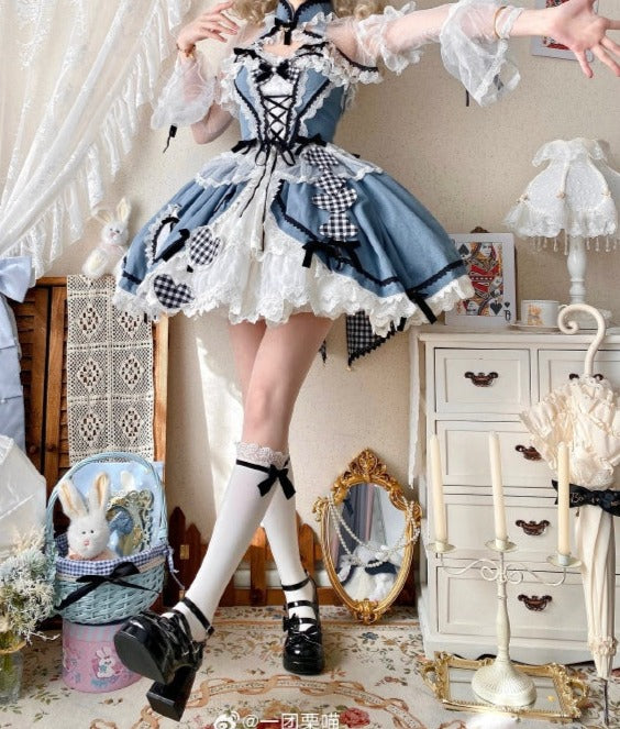 [Sales period ended] Alice in China Heart and Check Set