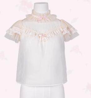 [Pre-orders available until 1/28] Silk Ballet short-sleeved blouse