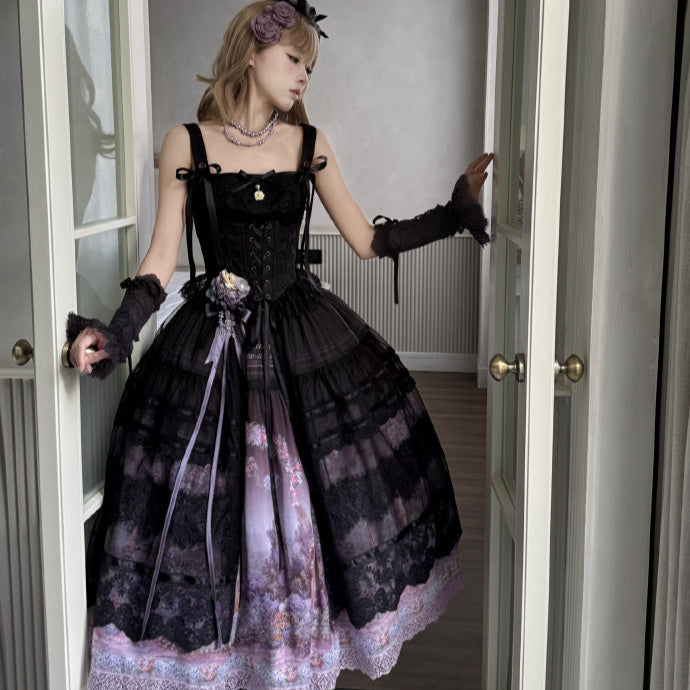 [Pre-orders available until 2/26] Romantic Rose Sleeveless Corset Top