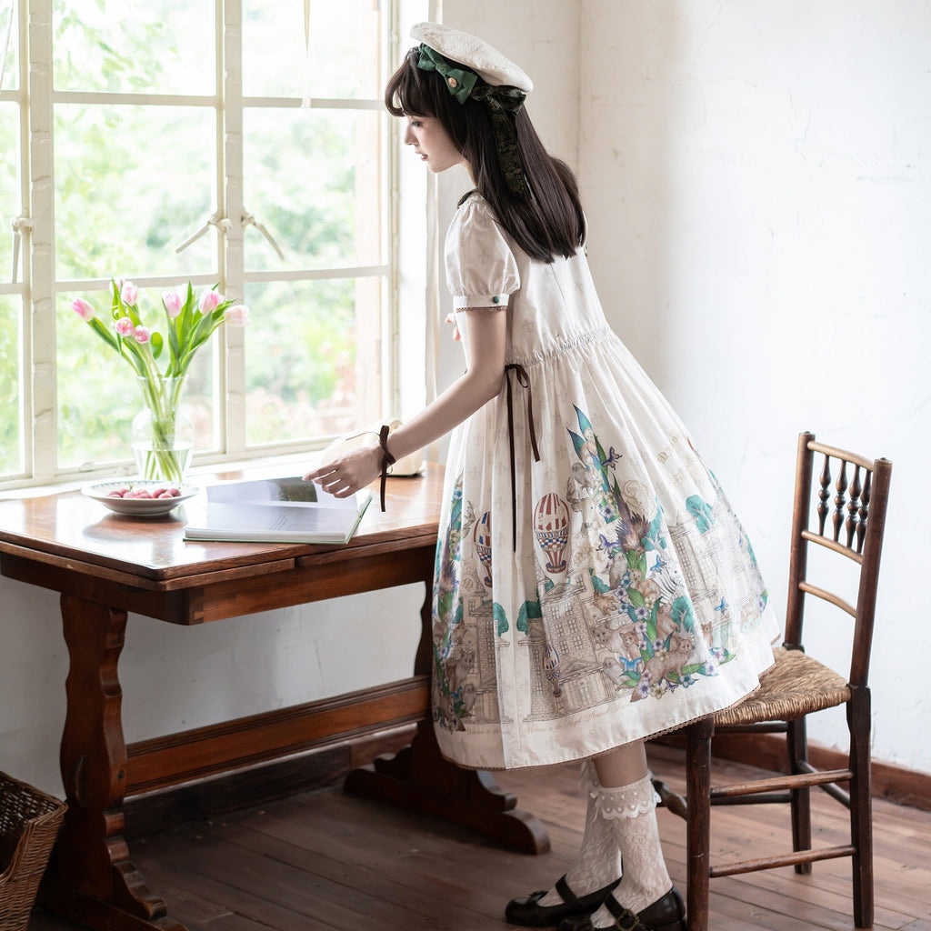 【受注予約6/17まで】The Marvelous Manor 半袖ワンピース