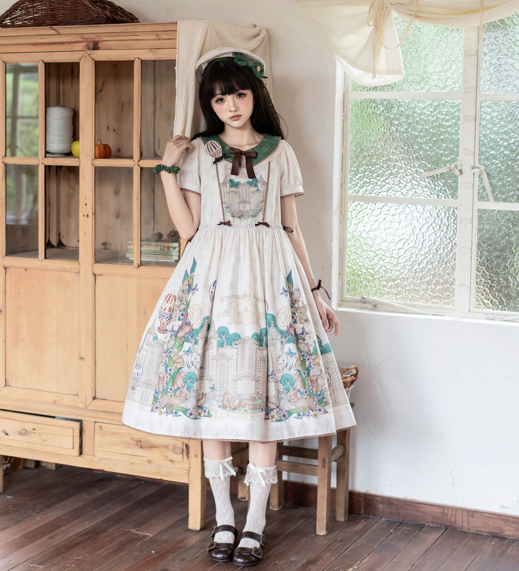 【受注予約6/17まで】The Marvelous Manor 半袖ワンピース