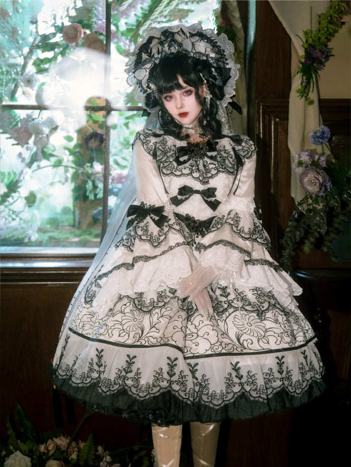 【受注予約8/27まで】Cizhou Ware Black ラグジュアリードレス・ショート丈