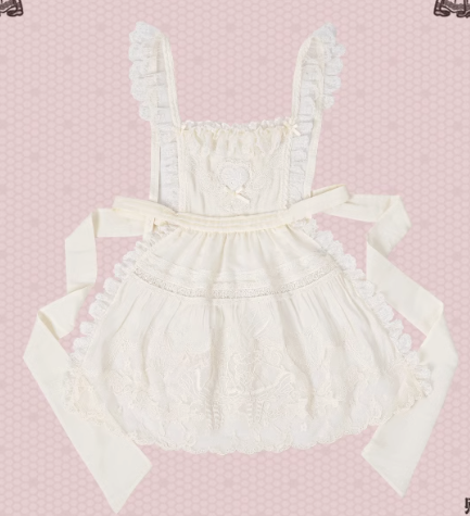 Only available with simultaneous purchase [Orders accepted until 12/18] Lace Figure Apron