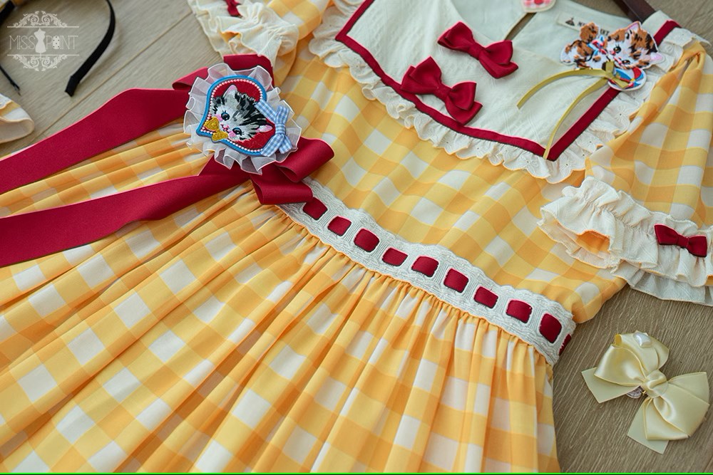 [Pre-order] Sweet Kitty Retro Casual Dress