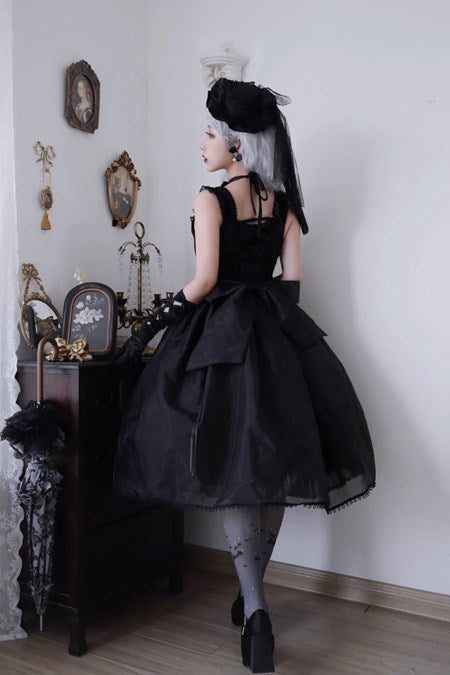 [Pre-orders available until 9/29] Moonlit Night Spider Jumper Skirt, 2 types, long length