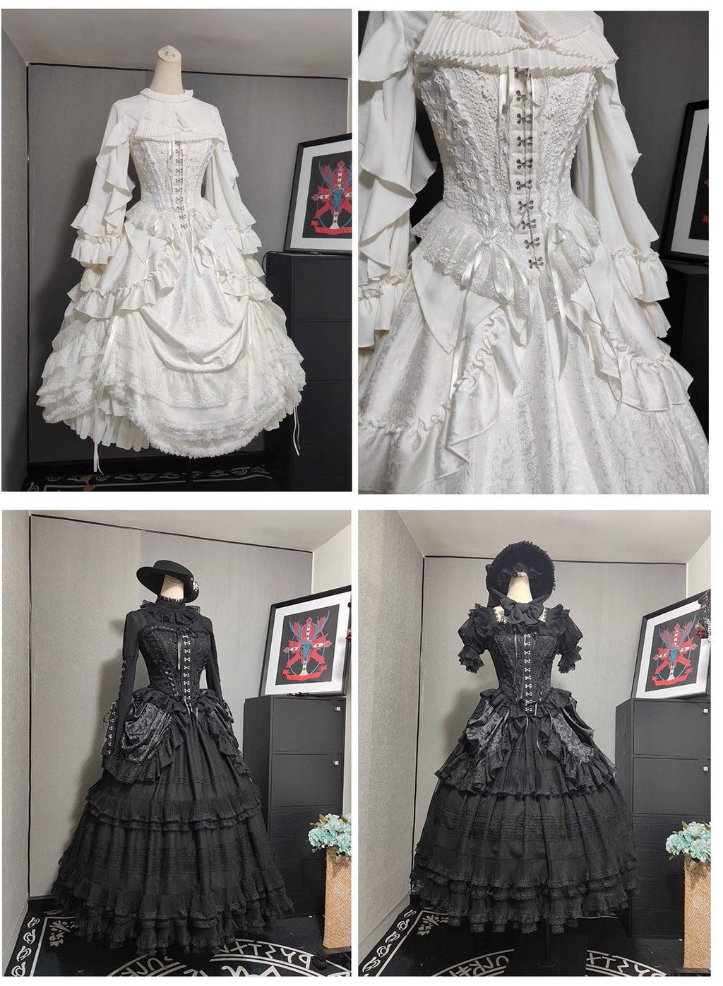 [Sale Period Ended] Withered Rose Corset with Overskirt