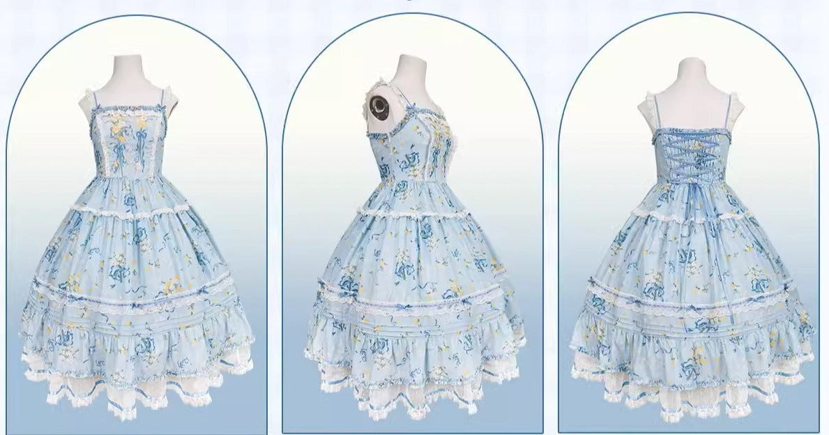 【再販・受注予約7/16まで】Daisy and Sky ジャンパースカート