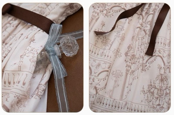 Opera Theater printed tank dress
