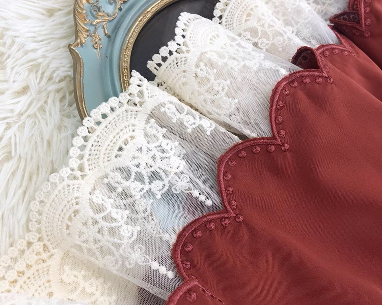 Lady-style retro classical setup [Long sleeve type] Total 5 colors