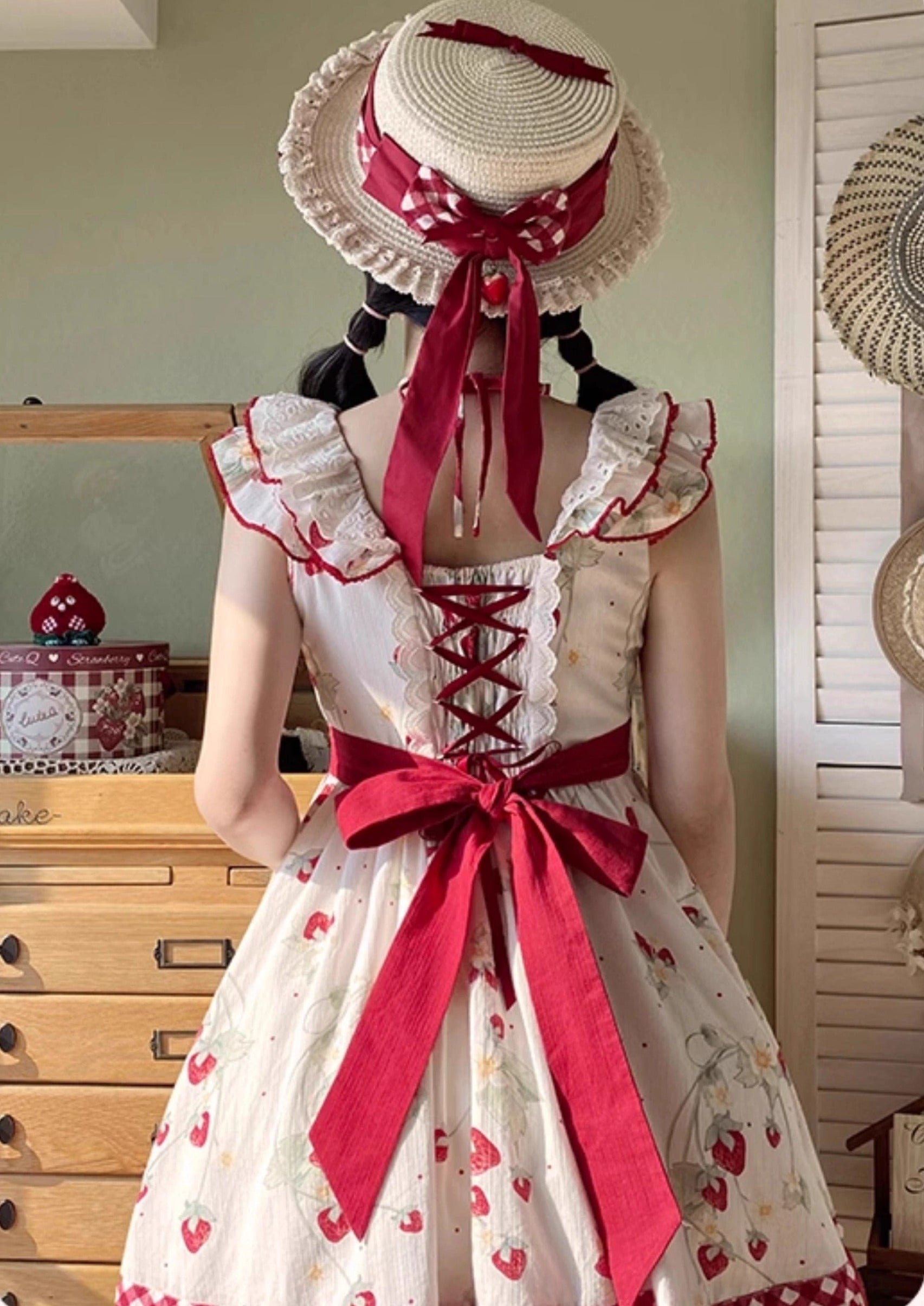 Strawberry Orchard Strawberry Jumper Skirt