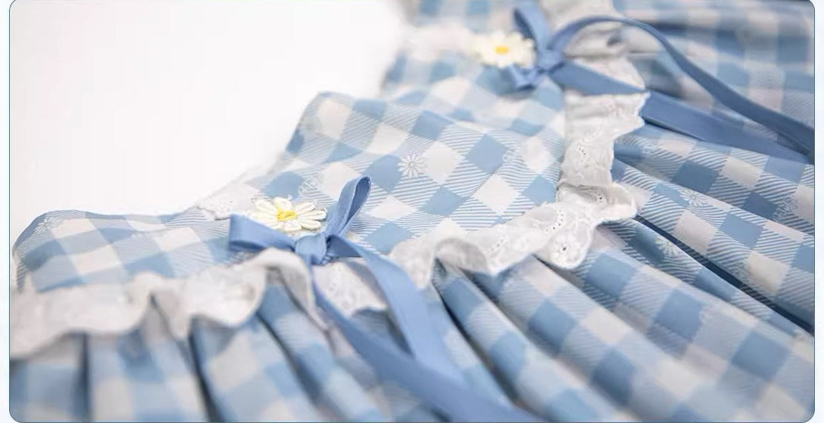 [Sale period ended] Daisy and Sky gingham check camisole and miniskirt