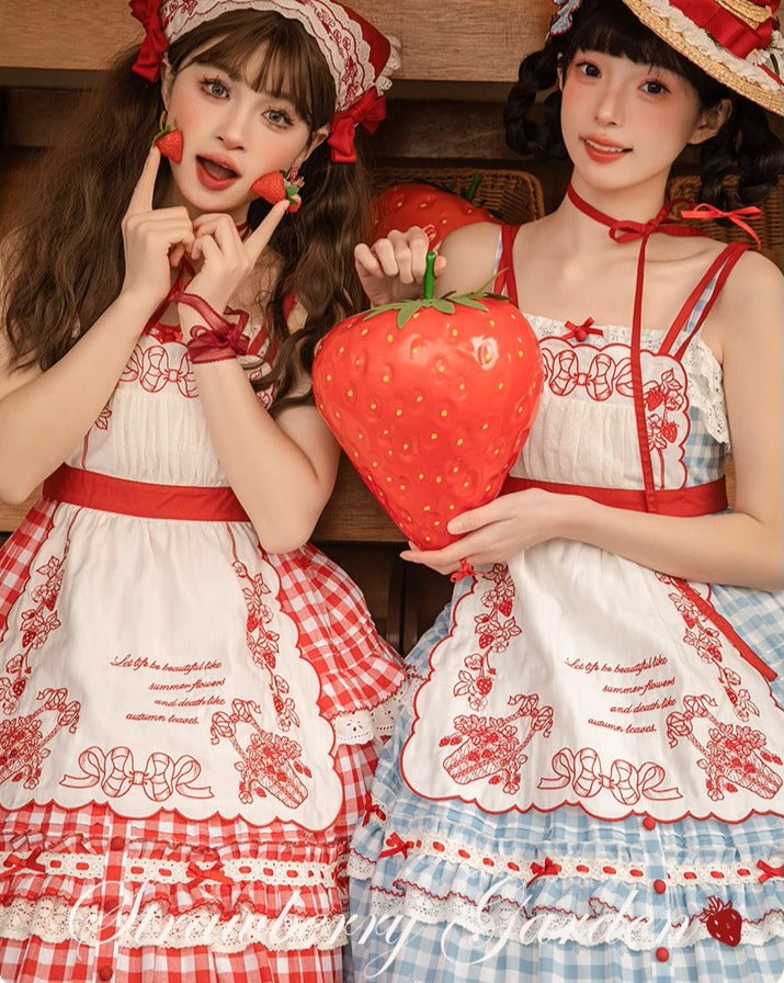 Strawberry Basket Jumper Skirt