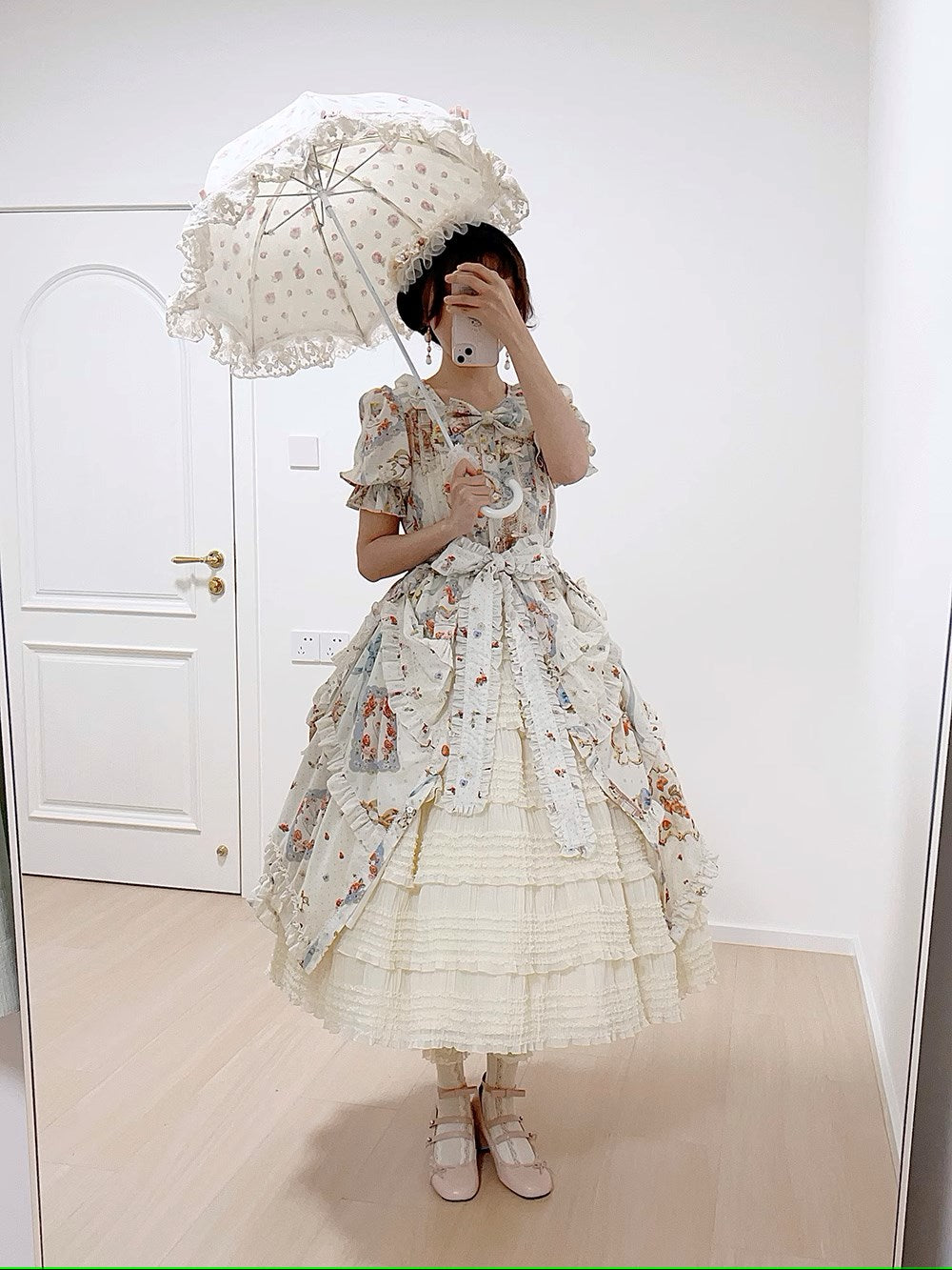 [Pre-orders available until 2/19] Cat Rose Tea Party Daily Dress
