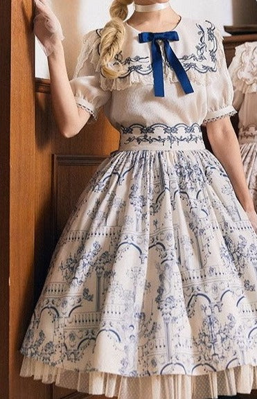 Opera Theatre プリントスカート
