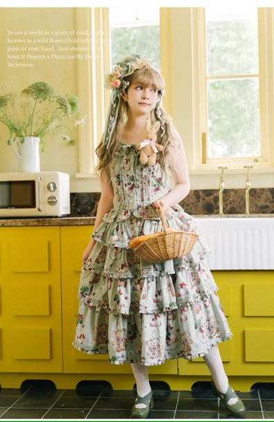 Camellia Berry Sleeveless Setup - Short Length
