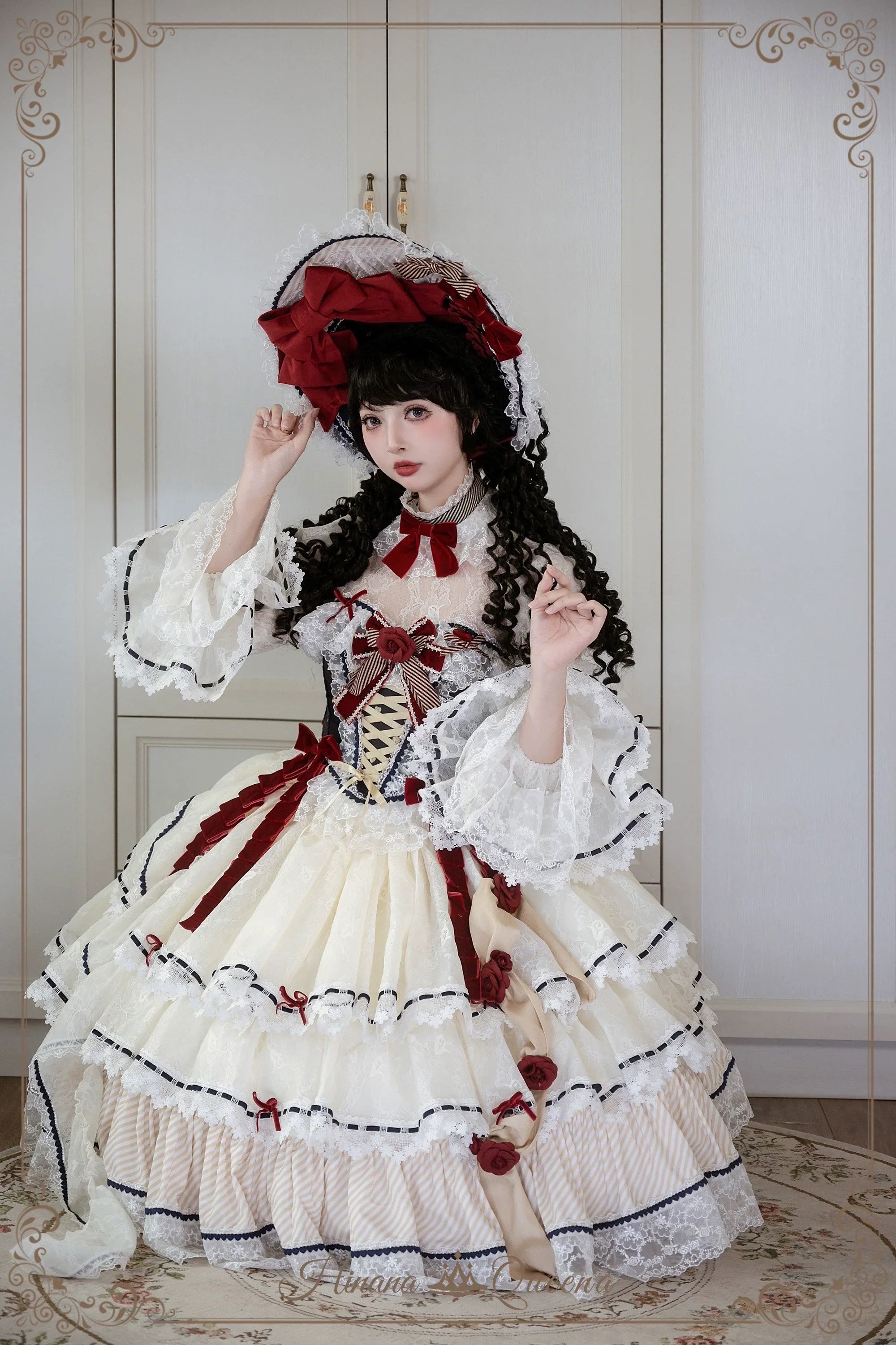 【再販・受注予約8/8まで】Dream Alice ラグジュアリーセットアップ／白雪姫／ショート丈