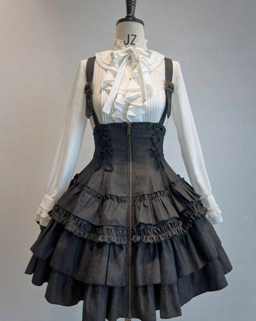 [Pre-orders available until 3/10] Rose Heart Jabotai Blouse