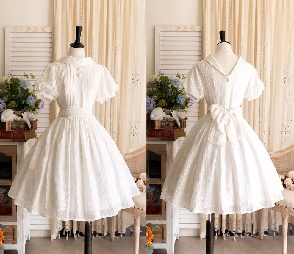 [Pre-order] Forest Gallery Retro Elegant Dress with Ribbon Hair Accessory Type 3