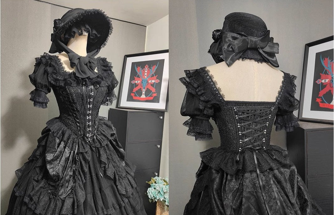 [Pre-orders available until 5/19] Withered Rose with corset overskirt