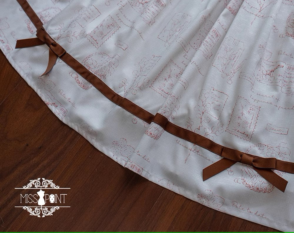 [Pre-order] Forest Encyclopedia Print Jumper Skirt