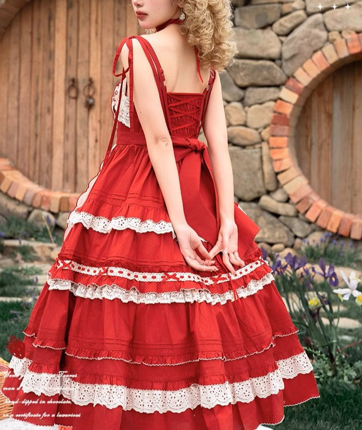 Strawberry Basket Jumper Skirt