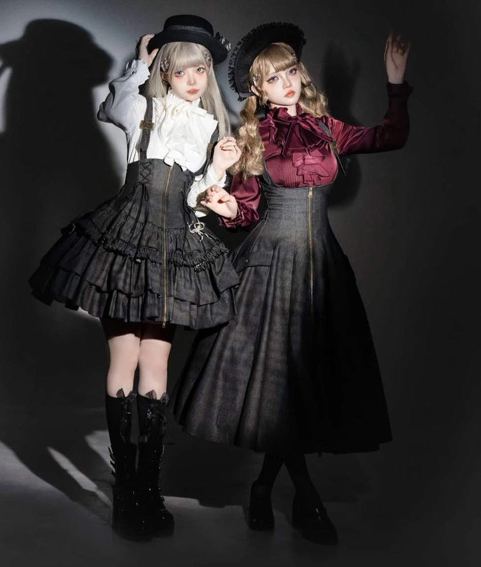 【受注予約3/10まで】Rose Heart ジャンパースカート