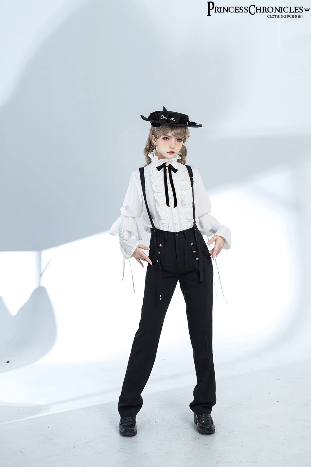 [Pre-order] Genne Prince style gathered sleeve blouse