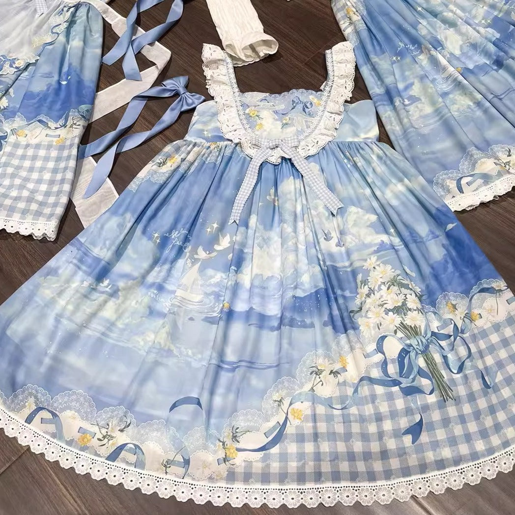 [Sale period ended] Daisy and Sky high waist jumper skirt