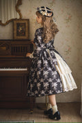 【予約販売】Antique Flower Wall ワンピース